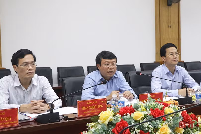 Triển khai công tác chuẩn bị dự án hạ tầng đô thị TP Hà Tĩnh đúng tiến độ