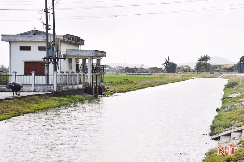 Lộc Hà đồng bộ hóa hệ thống thủy lợi phục vụ sản xuất 