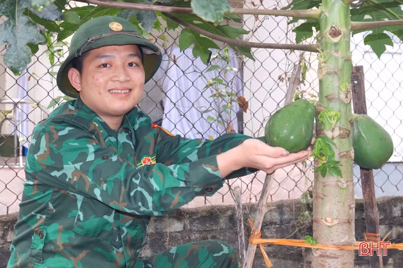 Chiến sỹ biên phòng vùng biển phía Nam tăng gia sản xuất, lao động