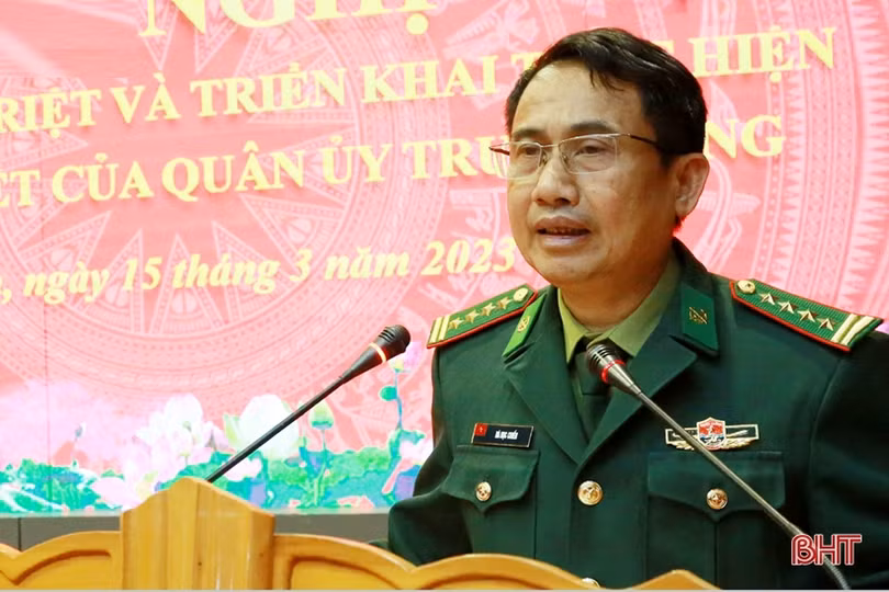 Đảng ủy BĐBP Hà Tĩnh quán triệt các nghị quyết của Quân ủy Trung ương