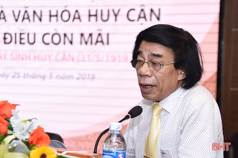 Hà Tĩnh Hội thảo “Nhà thơ, nhà văn hoá Huy Cận - những điều còn mãi”