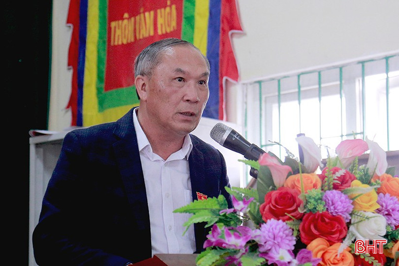 Trưởng ban Tổ chức Tỉnh ủy Võ Hồng Hải tiếp thu, giải trình và thông tin một số nội dung, vấn đề cử tri địa phương quan tâm.