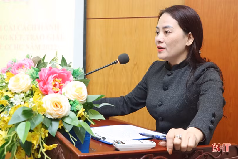 Cẩm Xuyên tăng 3 bậc trong bảng xếp hạng cải cách hành chính toàn tỉnh