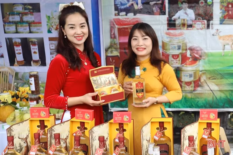 Khai trương gian hàng sản phẩm OCOP tại di tích Đại danh y Lê Hữu Trác