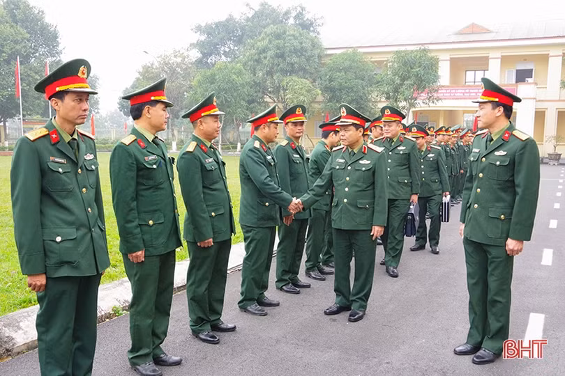 Bộ Tư lệnh Quân khu 4 kiểm tra công tác chuẩn bị giao nhận quân tại Đức Thọ