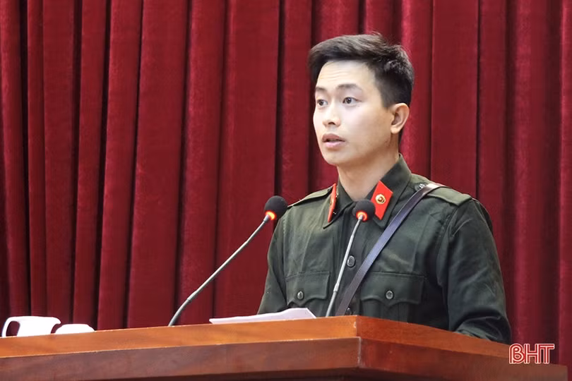 Gặp mặt động viên tân binh Nghi Xuân, Hương Sơn trước ngày nhập ngũ