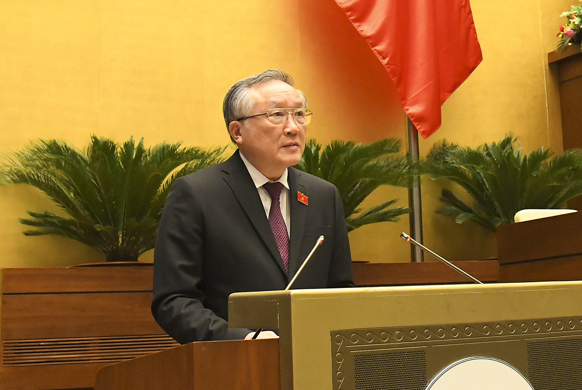 Quốc hội nghe báo cáo kết quả công tác tư pháp năm 2021