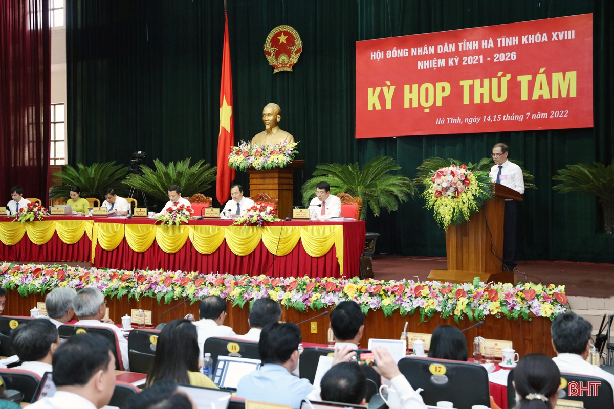 Kỳ họp thứ 8, HĐND tỉnh: Xem xét các chính sách có tác động lớn đến sự phát triển của Hà Tĩnh