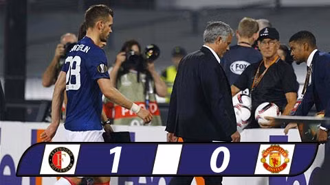mourinho xoay tua m u tu thua tren san nha feyenoord