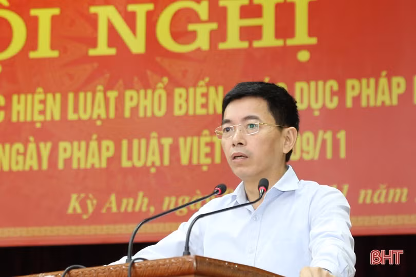 Huyện Kỳ Anh đa dạng hình thức phổ biến, giáo dục pháp luật cho người dân