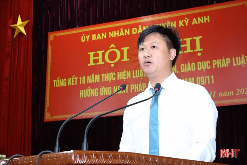 Huyện Kỳ Anh đa dạng hình thức phổ biến, giáo dục pháp luật cho người dân