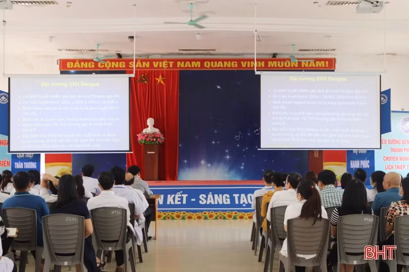 Cán bộ y tế cơ sở ở Hà Tĩnh được hướng dẫn chẩn đoán, điều trị nhiều dịch bệnh nguy hiểm