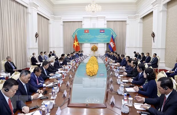 Việt Nam - Campuchia phát triển hơn nữa quan hệ láng giềng tốt đẹp