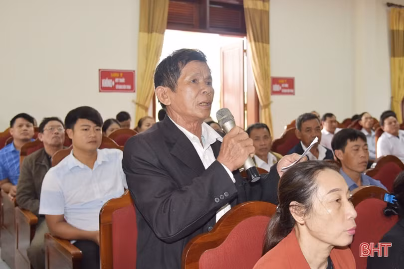 Lãnh đạo huyện Lộc Hà đối thoại với gần 200 cán bộ thôn, tổ dân phố