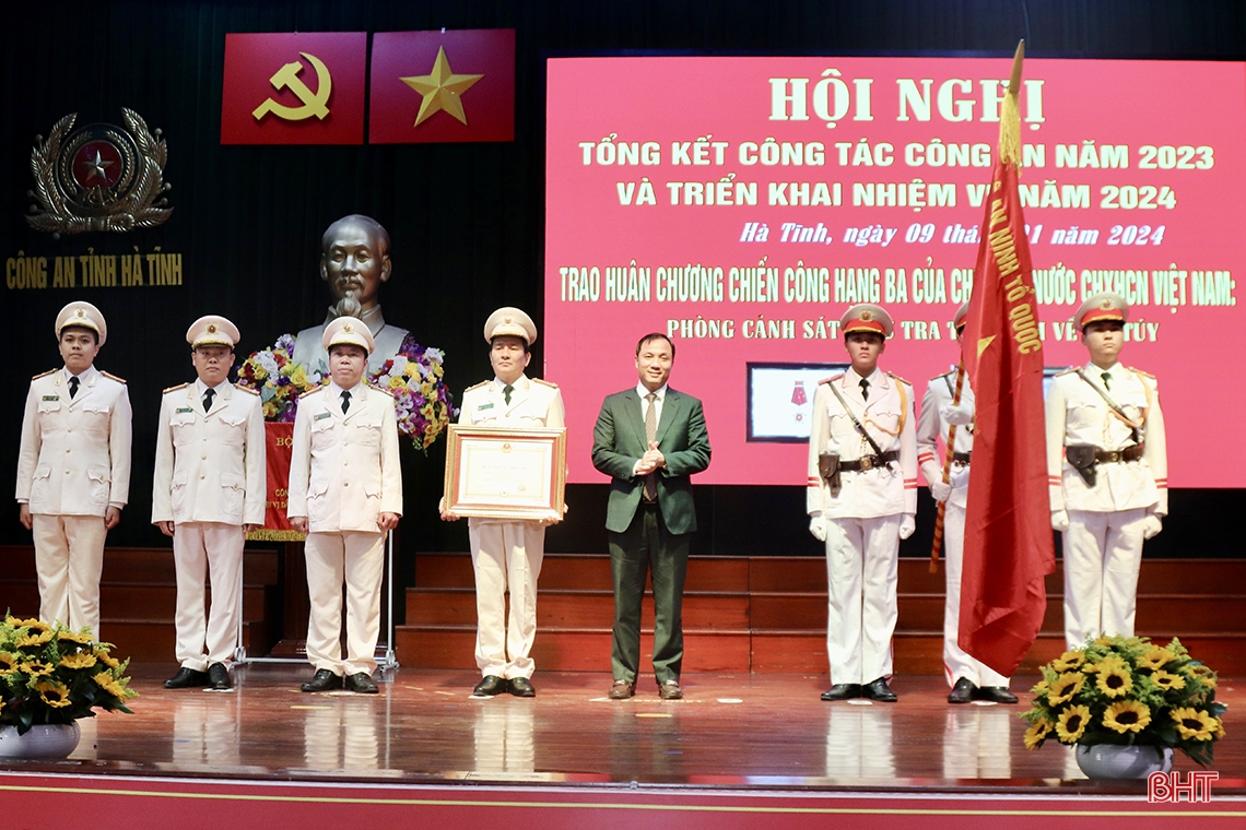 Xây dựng lực lượng Công an Hà Tĩnh trong sạch, chính quy, tinh nhuệ, hiện đại