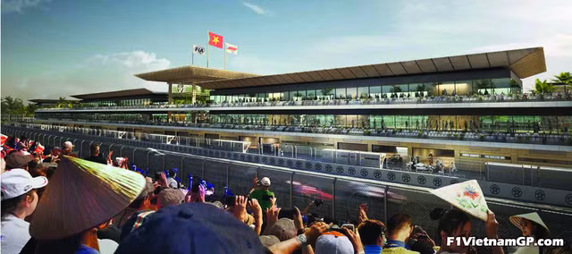 Phối cảnh 3D đường đua công thức 1 Việt Nam - Grand Prix