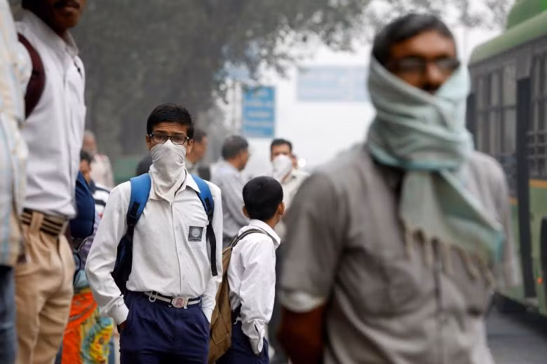 photo khoi mu doc hai bua vay thu do new delhi an do