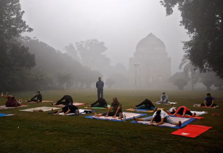 photo khoi mu doc hai bua vay thu do new delhi an do