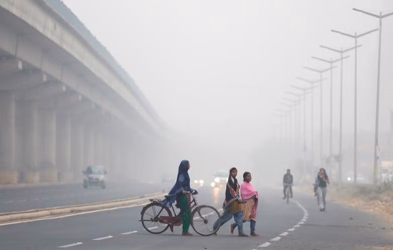 photo khoi mu doc hai bua vay thu do new delhi an do