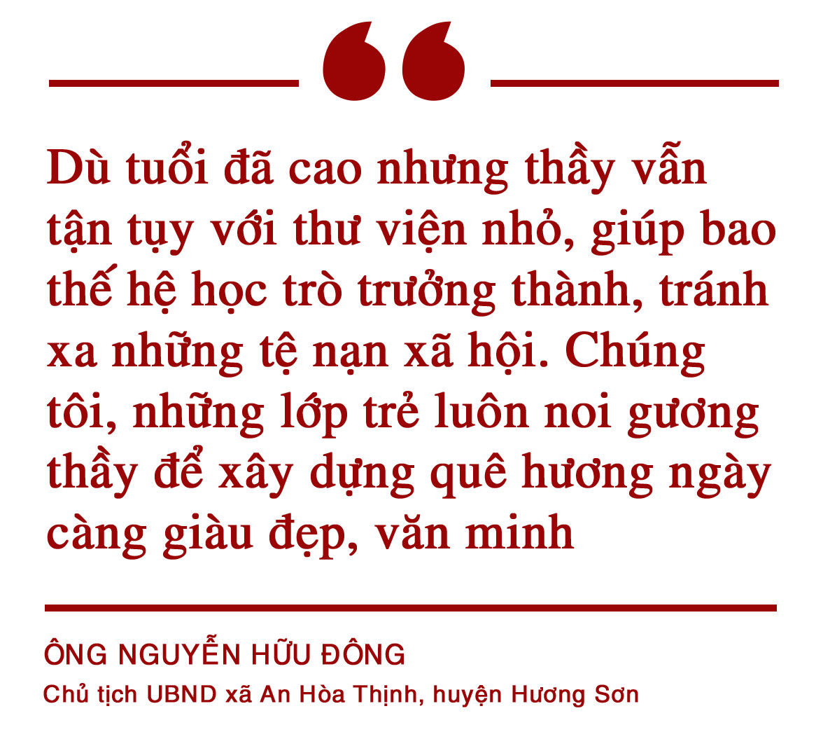 Cựu giáo chức một đời tận tụy vì sự nghiệp “trồng người”
