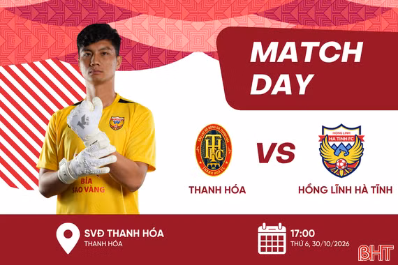 Link xem trực tiếp Thanh Hóa vs Hồng Lĩnh Hà Tĩnh V.League 2026/27