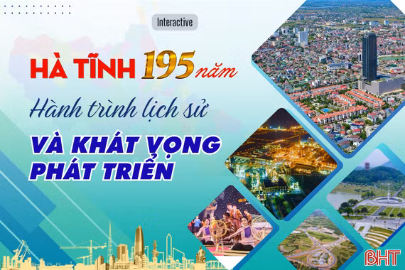 Interactive: Hà Tĩnh 195 năm hành trình lịch sử và khát vọng phát triển