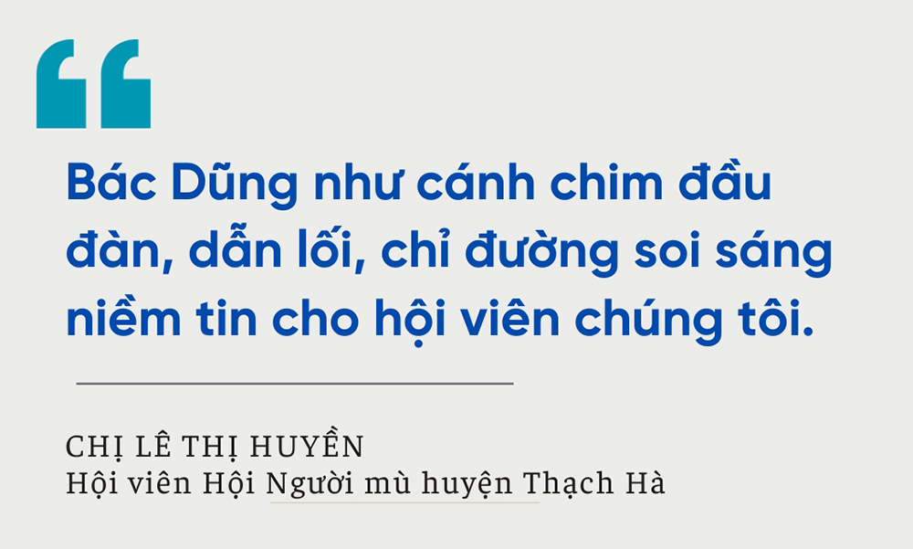 “Khuyết tật về mắt không phải là bất hạnh mà chỉ là sự bất tiện mà thôi...”