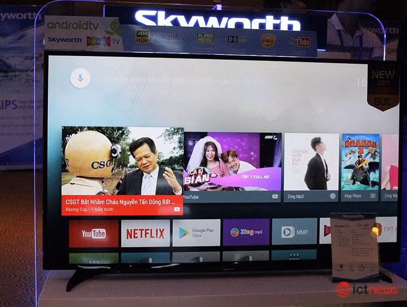 skyworth dua dong tv 4k gia re u4 vao viet nam
