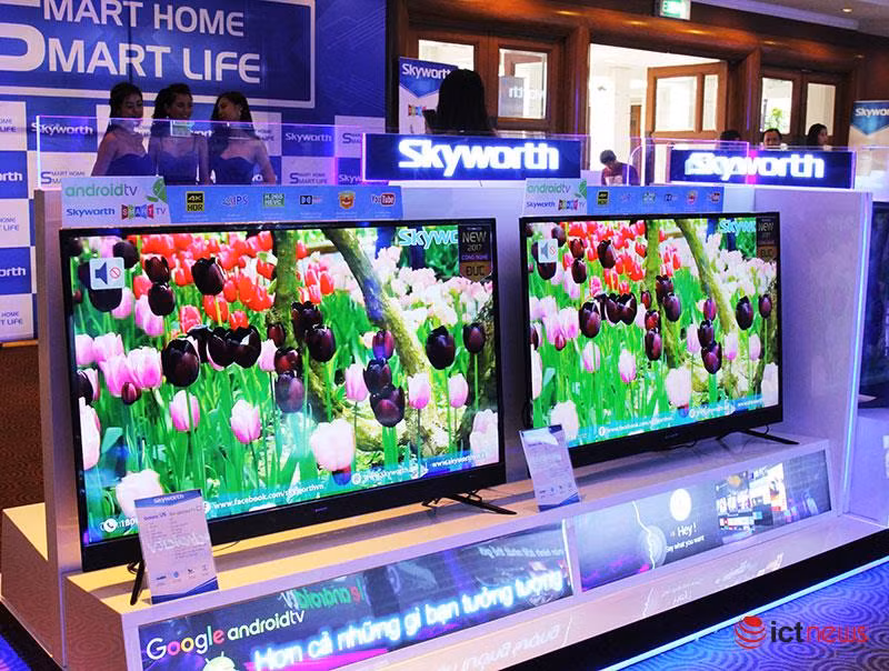 skyworth dua dong tv 4k gia re u4 vao viet nam