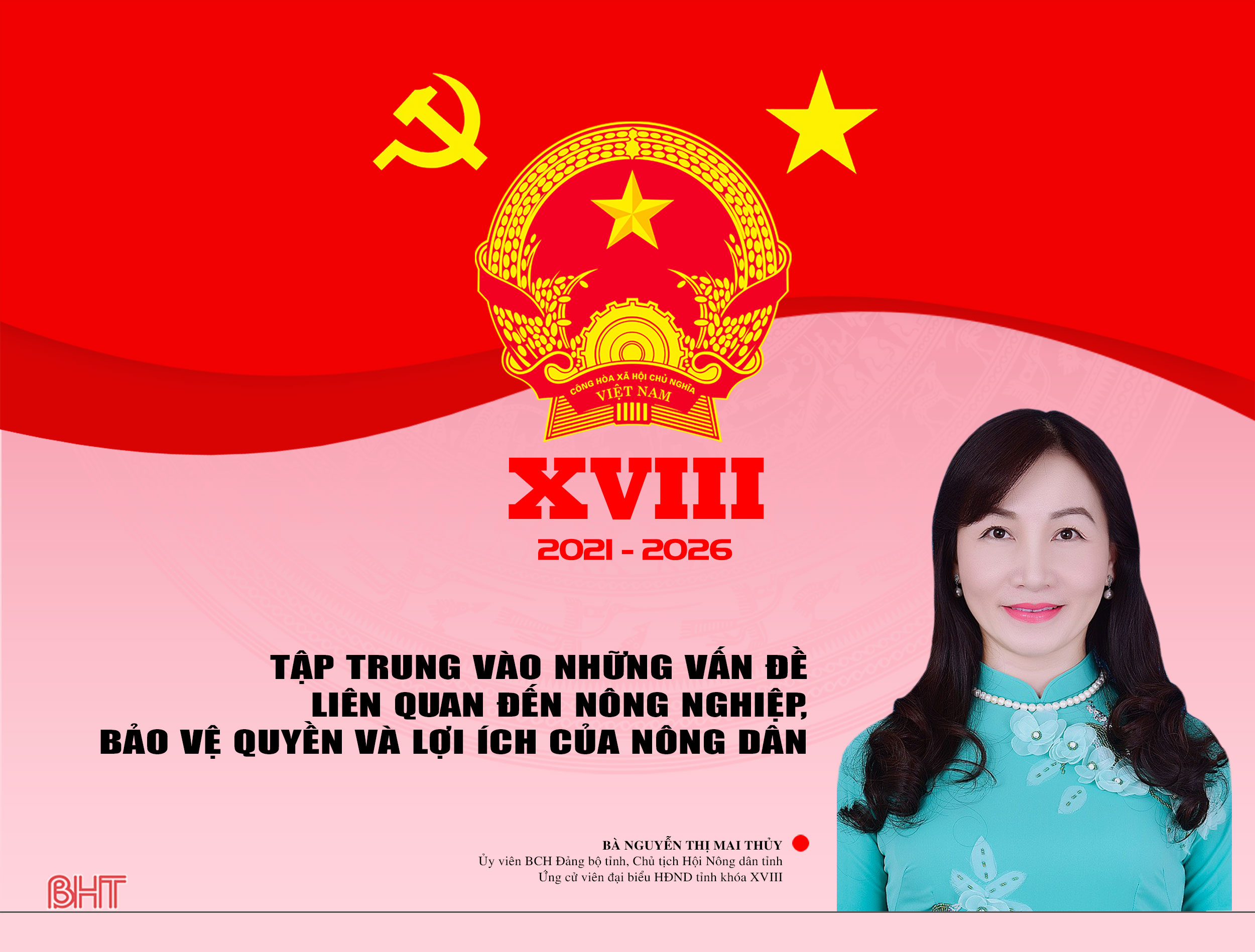 Tập trung vào những vấn đề liên quan đến nông nghiệp, bảo vệ quyền và lợi ích của nông dân