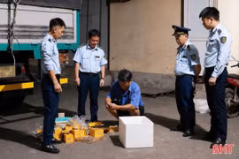 Lực lượng chức năng Hà Tĩnh tăng cường kiểm soát, chống buôn lậu, gian lận thương mại 