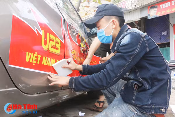 tp ha tinh ron rang co hoa truoc tran chung ket u23 viet nam u23 uzbekistan