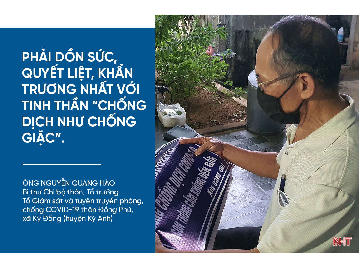 Lá chắn vững chắc ngăn dịch COVID-19, bảo vệ từng địa bàn dân cư ở Hà Tĩnh