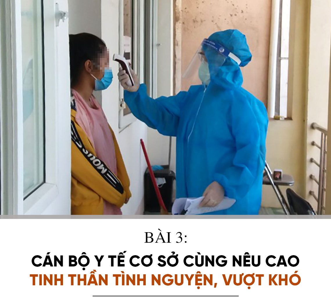 Cán bộ y tế cơ sở ở Hà Tĩnh cùng nêu cao tinh thần tình nguyện, vượt khó