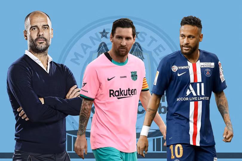 Man City chơi lớn, mua Messi lẫn Neymar