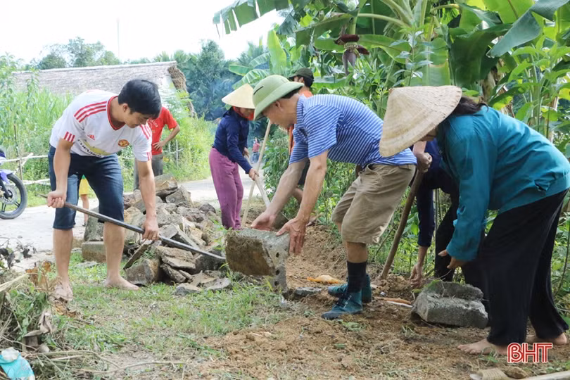 “60 ngày cao điểm xây dựng nông thôn mới” ở huyện miền núi Hà Tĩnh