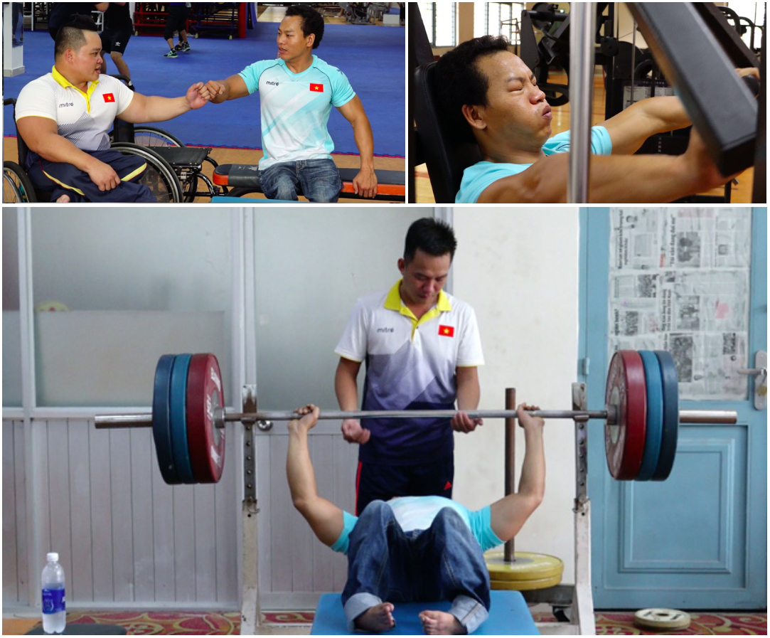 Chiếc huy chương vàng World Cup của vận động viên khuyết tật và tuổi 16 của Hương
