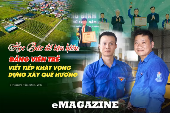Học Bác để tận hiến: Đảng viên trẻ viết tiếp khát vọng dựng xây quê hương