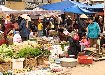 Chợ quê - Ảnh: Internet.