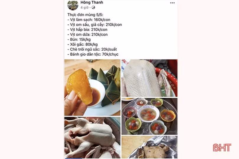 Chợ truyền thống ở Hà Tĩnh nhộn nhịp ngày tết Đoan Ngọ