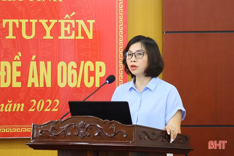 Hà Tĩnh tháo gỡ vướng mắc, tập trung thực hiện Đề án 06 đúng tiến độ