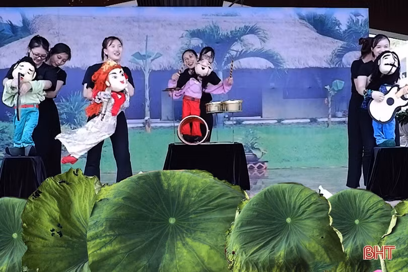 Ngày vui của các bé Trường Mầm non Trung Kiên