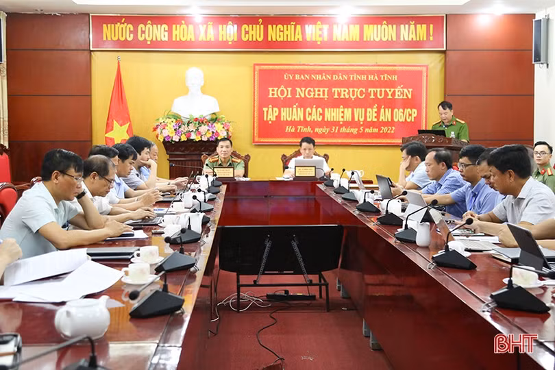 Hà Tĩnh tháo gỡ vướng mắc, tập trung thực hiện Đề án 06 đúng tiến độ