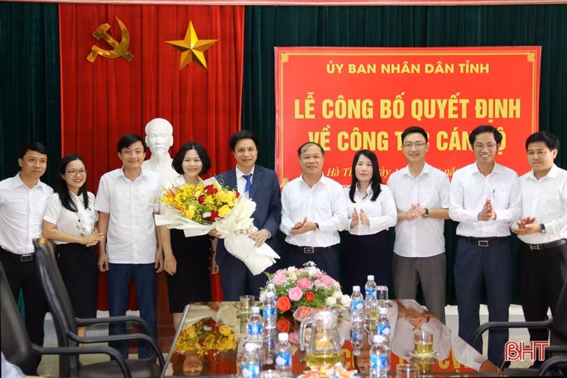 Công bố quyết định bổ nhiệm Giám đốc BQL Dự án đầu tư xây dựng khu vực KKT tỉnh Hà Tĩnh