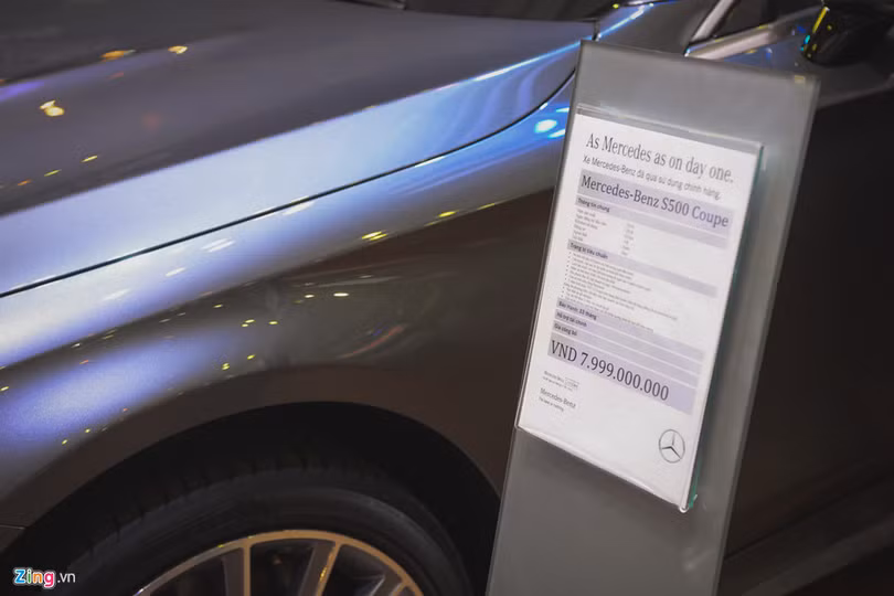 Xe Mercedes “hàng lướt” như mới giảm giá đến 3 tỷ tại VMS 2018
