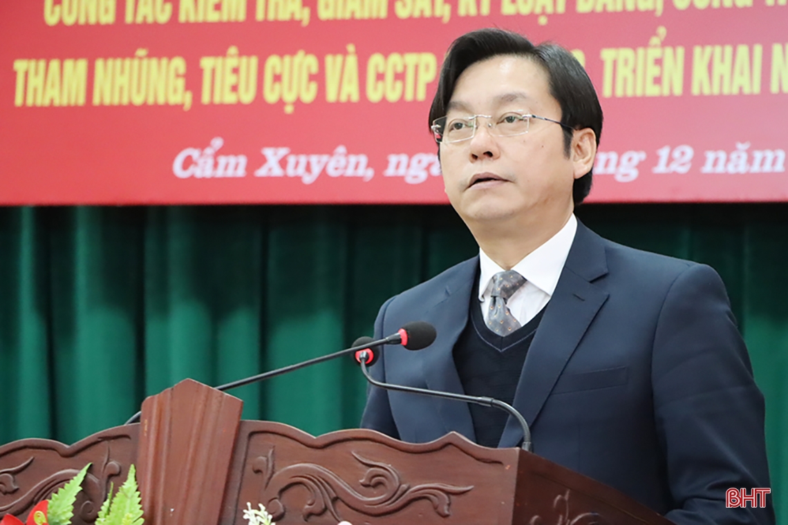 Cẩm Xuyên tiếp tục hiện tốt công tác xây dựng Đảng, xây dựng chương trình hành động sát thực tiễn