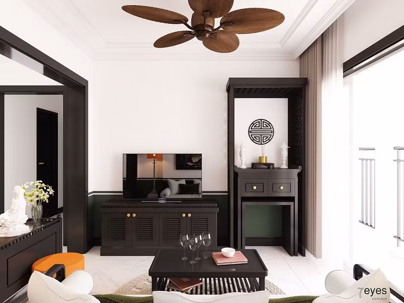 Căn hộ hoài cổ theo kiến trúc Đông Dương của vợ chồng 9X