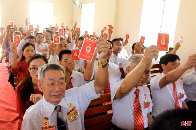 Sáng tạo, linh hoạt trong triển khai, Vũ Quang hoàn thành sớm đại hội Đảng cấp cơ sở