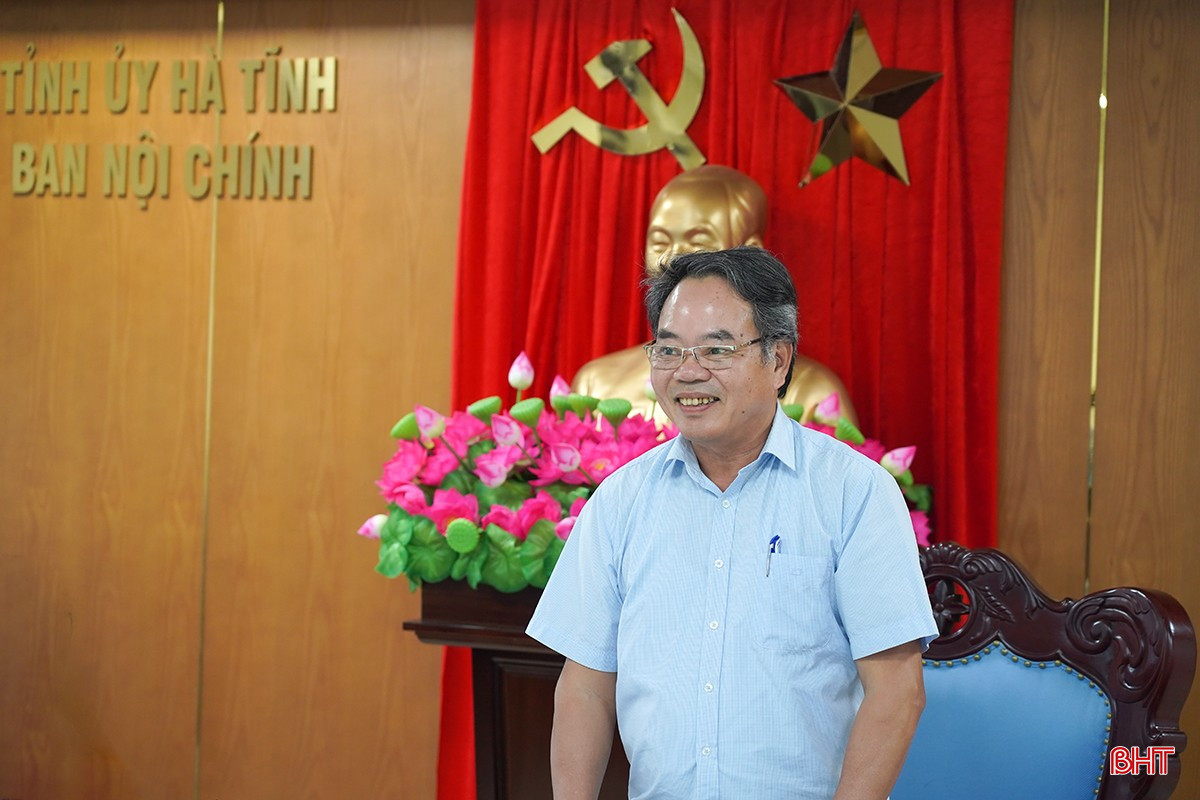 Trưởng ban Nội chính Tỉnh ủy Nguyễn Đình Hải kết luận hội nghị.