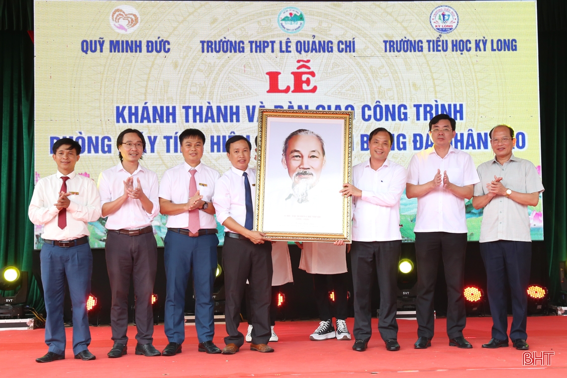 Quỹ Minh Đức - Formosa Hà Tĩnh bàn giao cơ sở vật chất, thiết bị dạy học trị giá trên 6 tỷ đồng